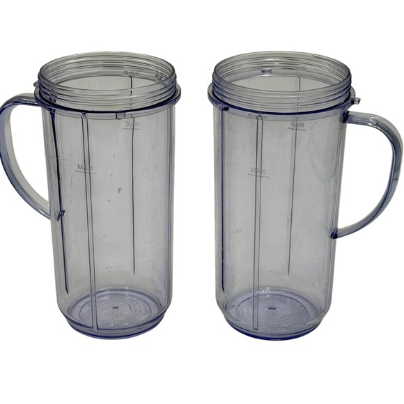 NutriBullet Replacement Cups with Blade Set 24 oz 18 oz Cups and Extractor Blade - Picture 4 of 6